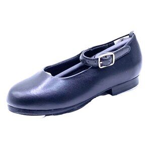 Dance Class Mary Jane Tap Shoes Toddler Girls Size 9.5 Black Recital Buckle
